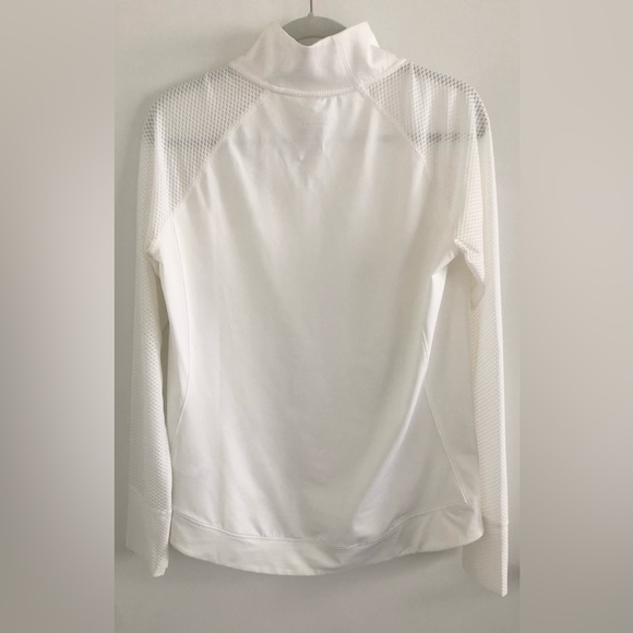 Vineyard Vines White Quarter-Zip Athletic Pullover | Medium - Picture 2 of 5